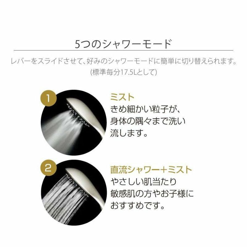 シャワーヘッド ハンディ―ミストシャワー IO霧 イオム　リミテッドエディション HOLISTIC CURE ホリスティック キュア