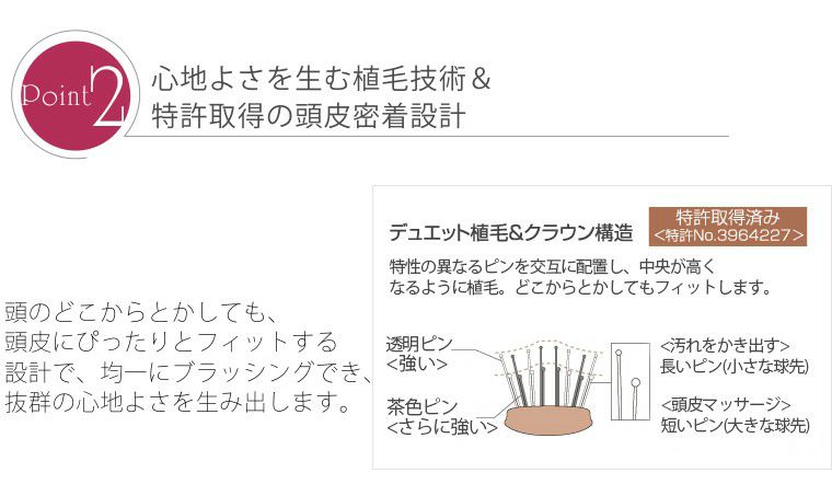 スカルプブラシ プレミアムホワイト ショート エスハートエス SCALP BRUSH SHORT