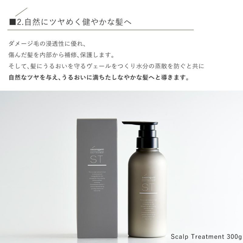 心髪 スキャルプ シャンプー トリートメント セットcocorogami Scalp Shampoo 200mL Scalp Treatment  200g